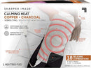 SHARPER IMAGE Calming Heat Copper + Charcoal Vibrating Heating Pad CHCC-6 - Gray Like New