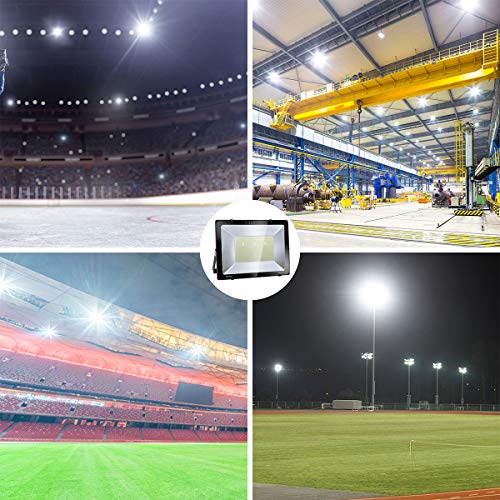 SOLLA HT-001 600W LED Stadium Flood Light, 3300W Equivalent, 48000LM - 6000K - Like New