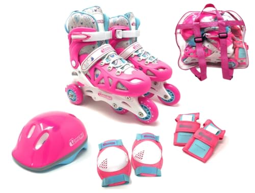 CHICAGO SKATES INLINE TRAINING SKATE COMBO - PINK/PURPLE - SMALL S RANGE - Like New