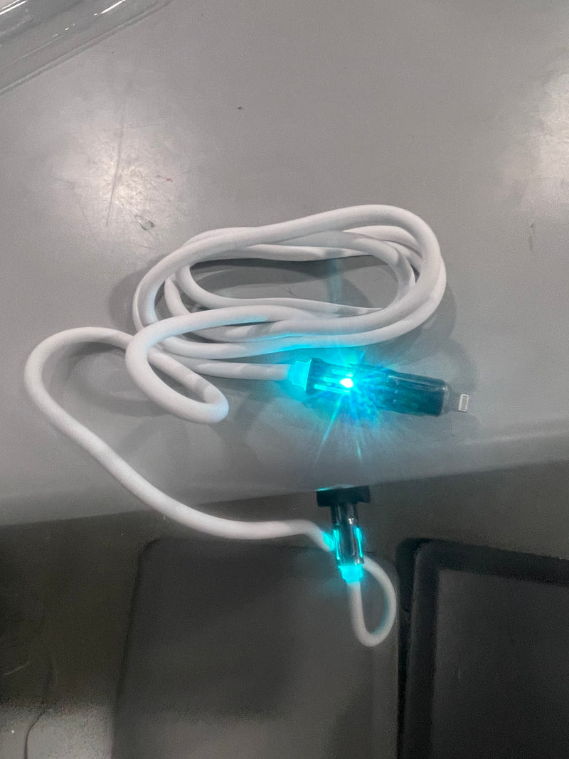 GENERIC 240W 2-IN-2 FAST DATA CABLE - WHITE - Like New