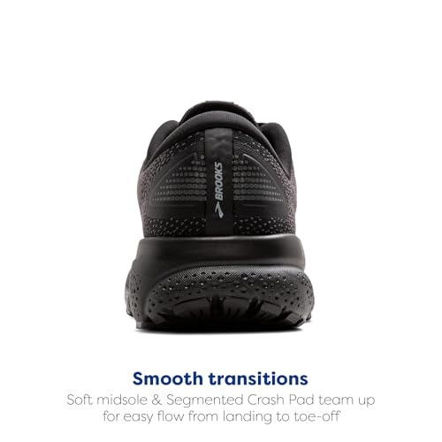 BROOKS MEN GHOST 16 GTX WATERPROOF NEUTRAL RUNNING SHOE BLACK SIZE 10 - Like New