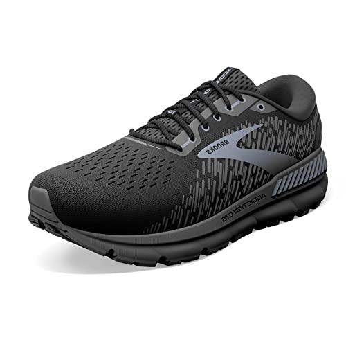 BROOKS MEN ADDICTION GTS 15 SUPPORTIVE RUNNING SHOE BLACK/BLACK/EBONY SIZE 9 - Like New