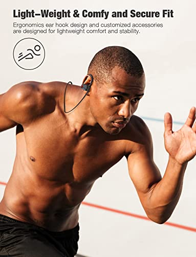 Otium Bluetooth Earbuds Wireless Headphones Bluetooth Headphones - Black - Like New