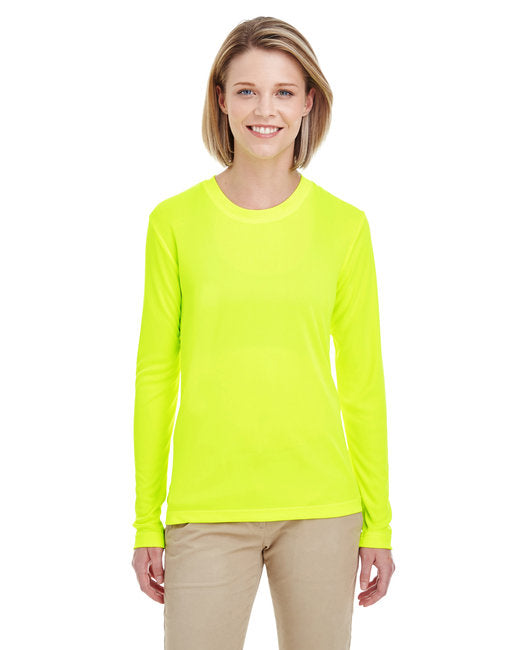 8622W UltraClub Ladies' Cool & Dry Performance Long-Sleeve Top New