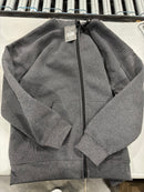 BLUE ICE MEN'S FLEECE-LINED FULL-ZIP HOODIE - SIZE: MEN XL - CHARCOAL - Brand New