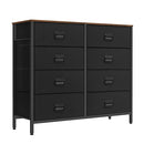 SONGMICS DRESSER WITH 8 DRAWERS STORAGE ORGANIZER CHEST OF DRAWERS LTS228B01 - Like New