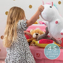 Step2 2-in-1 Toy Box & Art Lid, Kids Toy Storage Bin & Organizer, 848899 - Pink - Like New