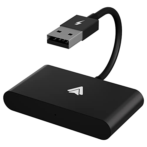 AUTUVONE WIRELESS ANDROID AUTO, PLUG-IN VIA USB DONGLE FOR CAR- BLACK - Like New