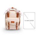 Doughnut Macaroon Grace Series 16L Travel School Ladies Backpack BROWN - Brand New