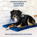 Pet Dreams Dog Crate Pad - Washable Kennel Mat (Brown, XXL, 48 Inch) - Brand New