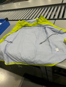 GENERIC LIME GREEN SIZE MEDIUM HOODED RAIN JACKET - SIZE: MEN M - LIME GREEN - Like New