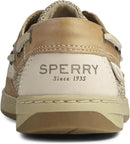 9276619 Sperry Bluefish 2 Eye Slip on Shoes WOMENS LINEN/OAT Size 9.5 Like New