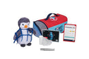 WILD REPUBLIC COAST HIPPIE RESCUE KIT PENGUIN PLAY SET - 8.6" - Like New