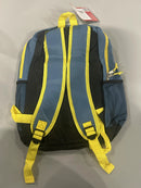 MODA WEST 17" BACKPACK - SLATE BLUE/YELLOW/BLACK - Brand New