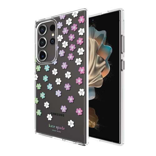 KATE SPADE NEW YORK GALAXY S24 ULTRA CASE CHARGING - SCATTERED FLOWERS - Like New