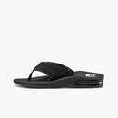 RF001626BLA REEF Women Fanning Bottle Opener Flip Flops Black Size 11 - Like New