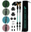 Far North Exchange Teal Aluminum Trekking Poles - Brand New