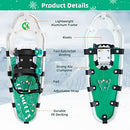 COMMOUDS Lightweight Snow Shoes for Men, Fully Adjustable Bindings - Like New