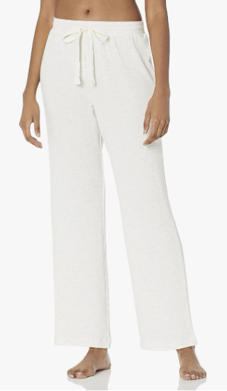 Amazon Essentials womens WAES13SP19 Lightweight Lounge Pajama Pant WHITE M New