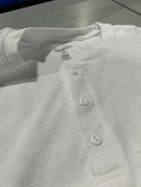 BLUE ICE PREMIUM CLOTHING LONG SLEEVE POLO SHIRT - SIZE: MEN XL - WHITE - Brand New