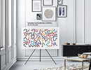 SAMSUNG 50" THE FRAME CUSTOMIZABLE BEZEL VG-SCFA50TKBZA - MODERN TEAK - Brand New