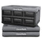 CLEVERMADE COLLAPSIBLE STORAGE BINS STACKABLE 8535467-AAU3PK - STONE - Like New
