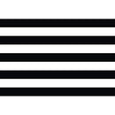 Altoona Geometric Paper Placemats 24/pack Ner Black/White Stripe Rectangle - Brand New