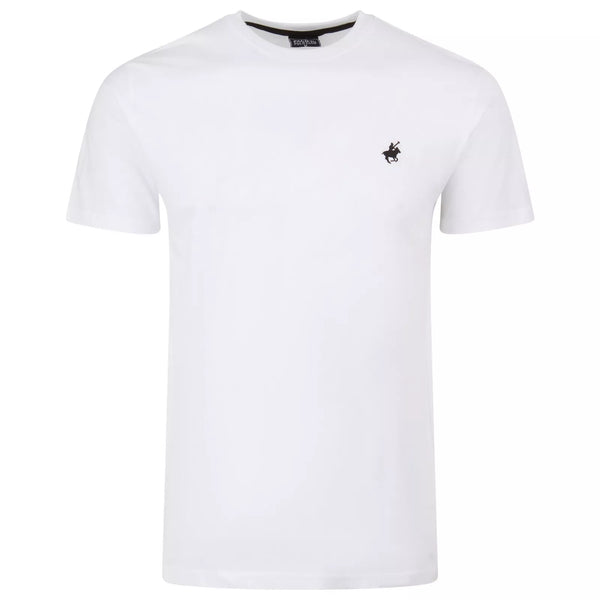 MENS PACIFIC POLO CLUB TSHIRT PREMIUM HEAVY SHORT SLEEVE - SIZE: MEN M - WHITE - Brand New