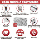 Card Protectors Trading Cards Shipping Supplies 110-Pack 4'' x 6'' Card Sleeves - Like New