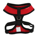 PUPPIA SOFT DOG HARNESS NO CHOKE OVER-THE-HEAD TRIPLE LAYERED, SMALL - RED - Brand New
