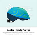 SW80644-2 SCHWINN CLASSIC TODDLER AND BABY BIKE HELMET DIAL FIT - BLUE/GREEN - Like New