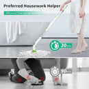 Afoddon Electric Spin Scrubber Cordless Power Scrub Brush - Green/White - Like New