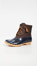 SPERRY WOMEN'S SALTWATER CORE BOOTS - TAN/NAVY - SIZE 7 - Like New