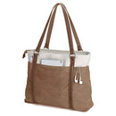 BAG WIZARD WOMEN'S WORK BAG WITH LAPTOP COMPARTMENT ZIPPER POCKETS TEACHER TOTES - Like New
