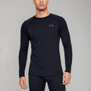 UNDER ARMOUR MEN’S PACKAGED BASE 3.0 LONG SLEEVE CREW NECK 3XL BLACK - Brand New