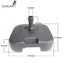 SUNLAX Patio Umbrella Base Outdoor Market Table Umbrella Stand Weight - Black - Like New