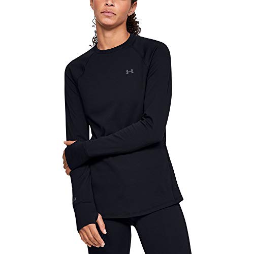 UNDER ARMOUR WOMEN'S BASE CREW 2.0 SIZE WOMEN X-SMALL BLACK - Brand New