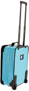 ROCKLAND FASHION SOFTSIDE UPRIGHT LUGGAGE SET EXPANDABLE F102 - TURQUOISE - Like New