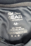 KICK START GEAR MEN'S DRY FIT MOISTURE-WICKING POLO SHIRT - SIZE: MEN M - GRAY - Brand New