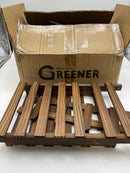 GREENER PLANT STAND 6 TIERS WOOD PLANT STAND SHELVES RACK - Scratch & Dent
