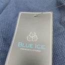 BLUE ICE MENS CHARCOAL LONG SLEEVE STRETCH HENLEY SHIRT SIZE: MEN S - NAVY - Brand New