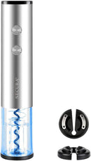 SECURA ELECTRIC WINE BOTTLE OPENER, FOIL CUTTER CORDLESS, SW0-4A - SILVER - Like New