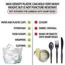 Aluf Plastics 55 Gallon Clear Trash Bags (150 Count) - 38" x 60" - Brand New