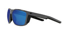 Costa Del Mar Men's Ferg XL Rectangular Sunglasses -Shiny Gray/Blue Mirrored - Like New