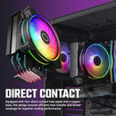 Cooler Master HAF 500 High airflow mid-tower ATX case, Power Supply, Fan - Black - Like New