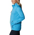 COLUMBIA WOMEN'S PARK VIEW GRID FULL ZIP FLEECE JACKET SIZE M BLUE CHILL HEATHER - Brand New