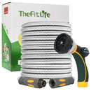 TheFitLife Flexible Metal Garden Hose - 25 FT (STEEL) - Like New