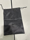 GENERIC BLACK 7" BY 10" DRAWSTRING BAG - BLACK - Like New