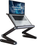 WorkEZ Executive Laptop Stand Desk Adjustable Height computer lap desk - BLACK - Like New