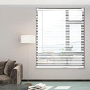 AIRLAJYID Cordless Vinyl Mini L Blinds 23" W x 64" H 1" Slat White Horizontal - Brand New